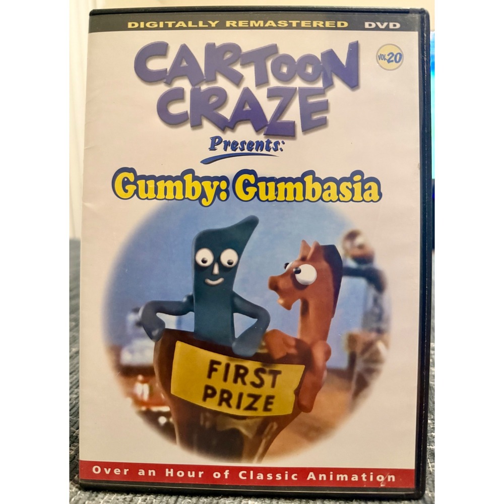 Digiview Cartoon Craze Gumby Gumbasia Vol 20 DVD Excellent Classic Animation